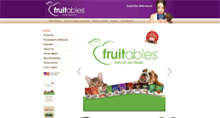 Desktop Screenshot of fruitablespetfood.com